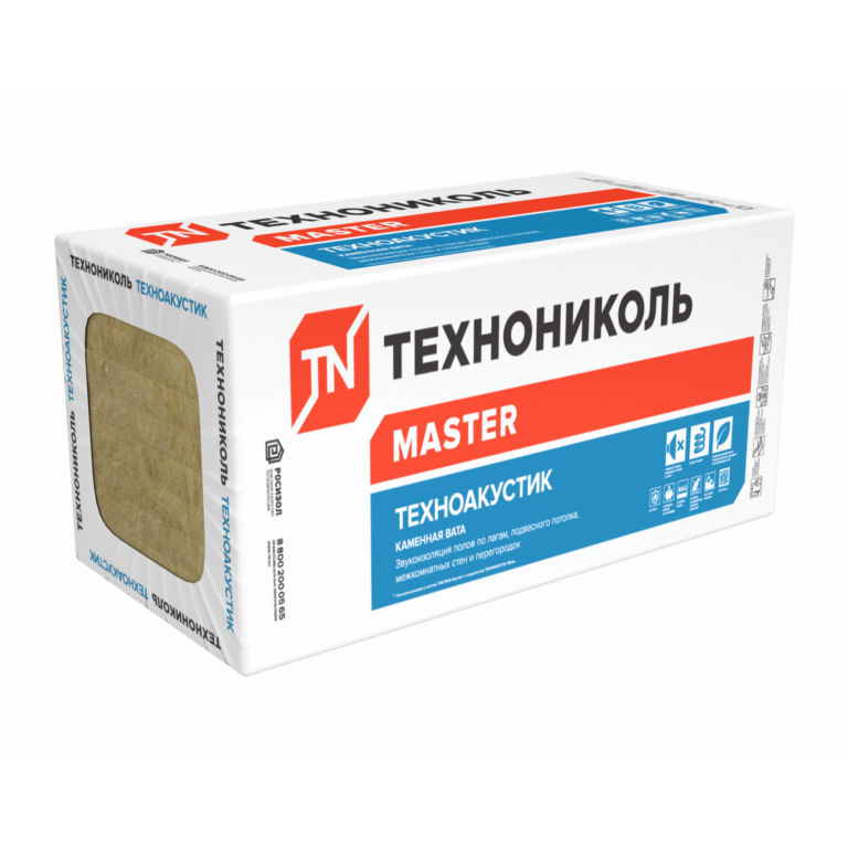 Плита минераловатная теплоизоляционная ТехноТерм TS 038 Aquastatik ...
